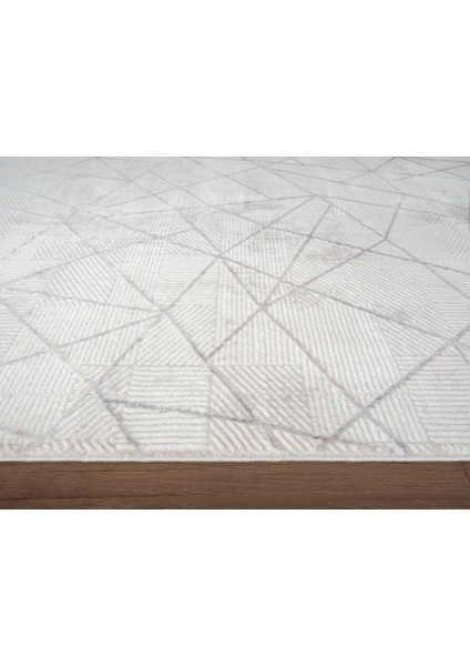 Porto PP002A Beyaz Akrilik Halı Yumuşak Dokulu Pamuk Taban Tozu Az Salon Yatak Odası Mutfak Koridor fırsatları