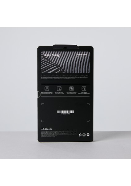 Galaxy Z Fold 7 Uyumlu Kılıf M-Safe Şarjlı 600D Aramid Pitaka Ultra-Slim Classic Serisi Siyah-Gri