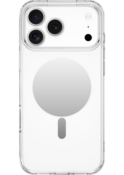 iPhone 17 Pro Kılıf M-Safe Şarj Özellikli Wiwu MCC-701 Aynalı Pro Serisi Sert Pc Kapak Şeffaf fiyatları