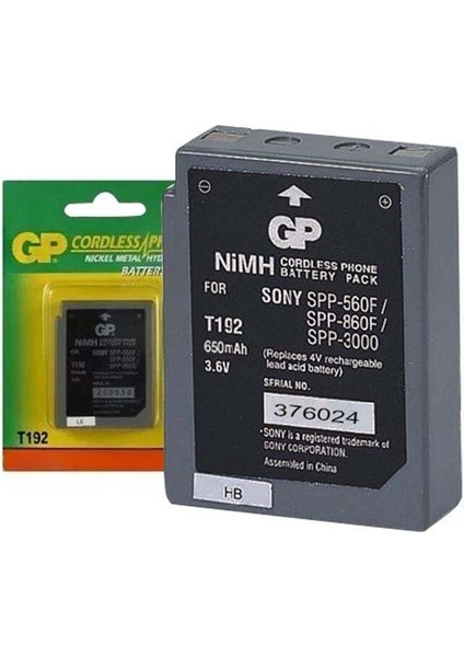 Gp T192 3.6 Volt 600MAH Lg-Sony BPT40 Telsiz Telefon Pili fiyatları