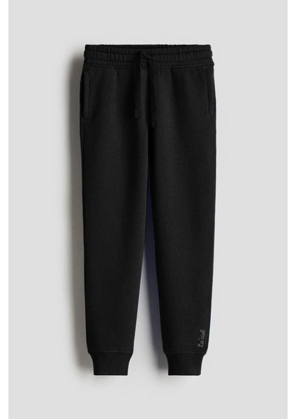 Unisex Çocuk Pamuklu Siyah Gri Bej 3'lü Eşofman Altı Jogger Pantolon Seti fiyatları