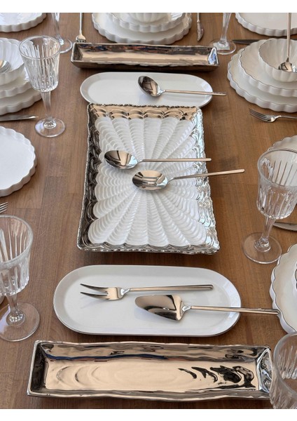 Yemek Takımı Royal Charme Twist Silver 82 Parça 6 Kişilik fırsatları