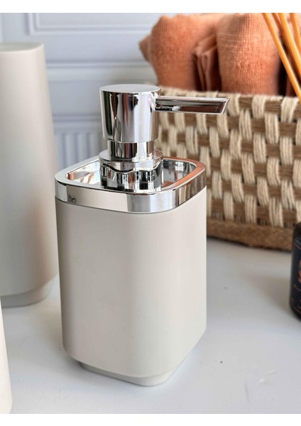 Piazza Beige Silver Banyo Seti 5 Parça indirimleri