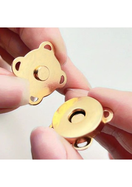 Mıknatıslı Dikilebilen Çıtçıt, Kıyafet Çıtçıtı, Çanta Çıtçıtı, Cüzdan Çıtçıtı 10 Adet Gold fiyatları