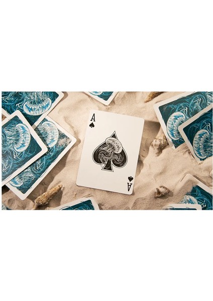 Jellyfish Oyun Kağıdı Limited Edition Koleksiyonluk Iskambil Kartları Destesi fırsatları