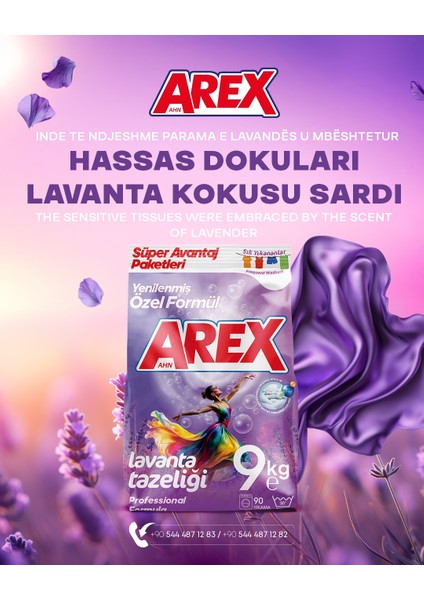 Matik Toz Deterjan Lavanta Ferahlığı Renkliler Için 9kg fiyatları