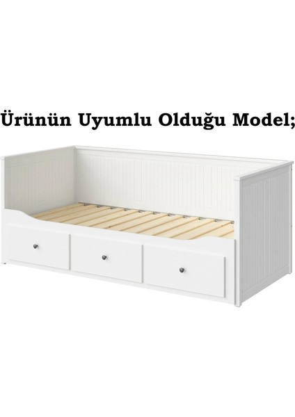 150X50 Hemnes Divan Uyumlu (Naturel) Geçmeli Yatak Bariyeri, Trabzan, Korkuluk