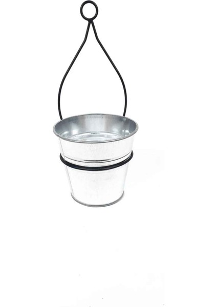 Dekoratif Demir Askılı Saksı