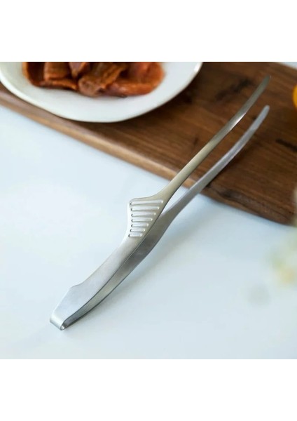 Çelik 23 cm Balık Biftek Barbekü Maşası Et Servis Kepçesi Kaşığı Spatula fırsatları