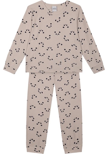 Panda Uzun Kollu Pijama Takımı
