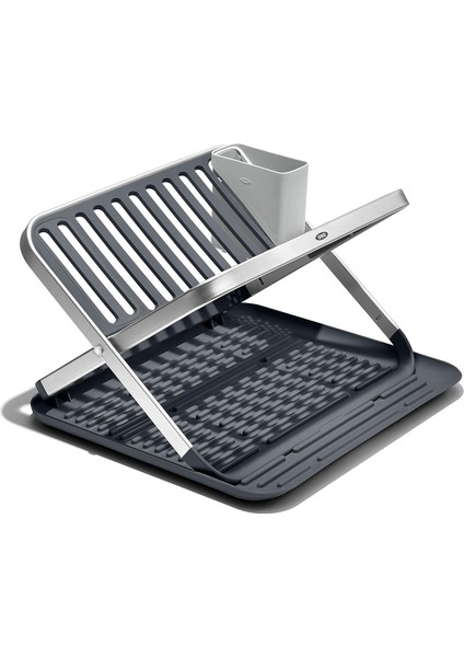 - Good Grips 13322800 Katlanabilir Alüminyum Tabak Standı