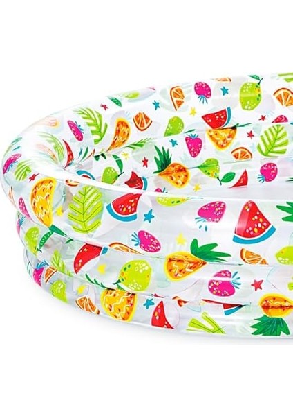 59469 Tropikal Meyve Desenli Havuz Seti 132 Cm, Su Sporları, Plaj Malzemesi, Şişme Ürün, Yüzme Aksesuarı, Kamp, Dalış, Güvenlik fiyatları