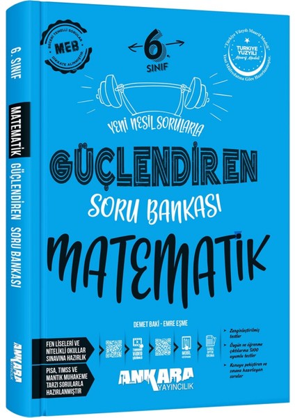 6. Sınıf Matematik Güçlendiren Soru Bankası 2025 basım