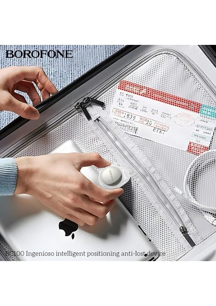 Borofone Tag Akıllı Takip Cihazı, Find My Ile Uyumlu, Anahtar, Çanta, Evcil Hayvan, Değerli Eşya Için Kayıp Önleyici, Uzun Ömürlü Pil, Iphone 6s ve Sonrası Ile UYUMLU,BC100 Beyaz (1) modelleri