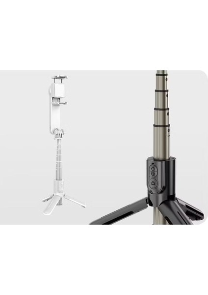 Akıllı Telefonlar Için Gimbal Stabilizator Kendinden Işıklı Ultra Hafif 360 Derece Dönebilen Başlık Android ve iPhone Katlanabilir Video Kaydı Için Sabitleyici L09 modelleri