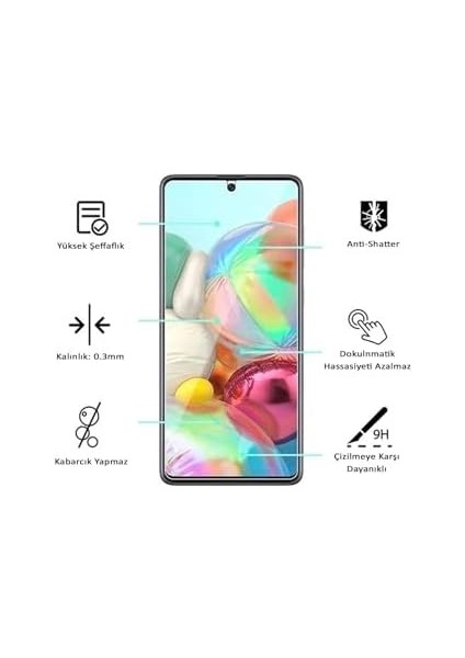 Galaxy A55 Uyumlu Ekran Koruyucu Screen Protector Tempered Glass Kristal NETLIĞINDE%100 Hd Görüntü, Yüksek Kalite Temperli Kırılmaz Cam fiyatları