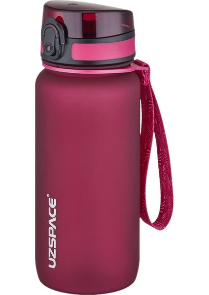 Kilitli Kapak 650 ml Kırılmaz Kırmızı Tritan Matara