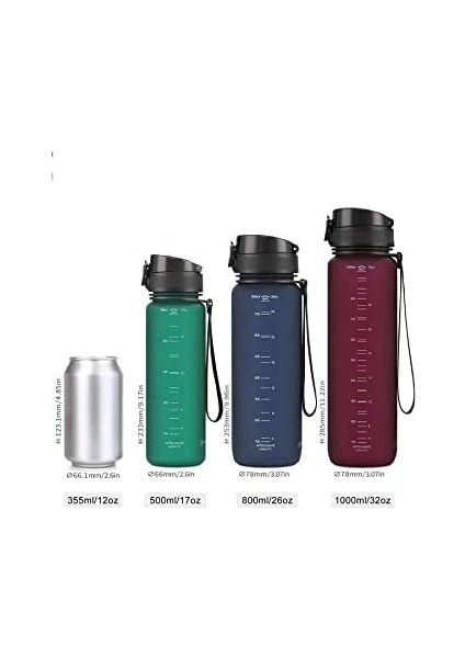 Kilitli Kapak 650 ml Kırılmaz Kırmızı Tritan Matara fiyatları