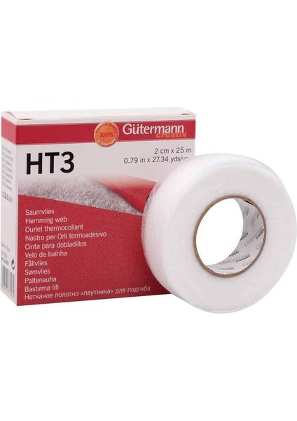 Prandell Gütermann Çift Taraflı Yapışkan Tela 2 cm Ht3