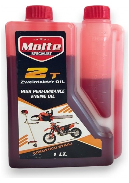 Molte 2 Zamanlı Motor Yağı 1 Litre