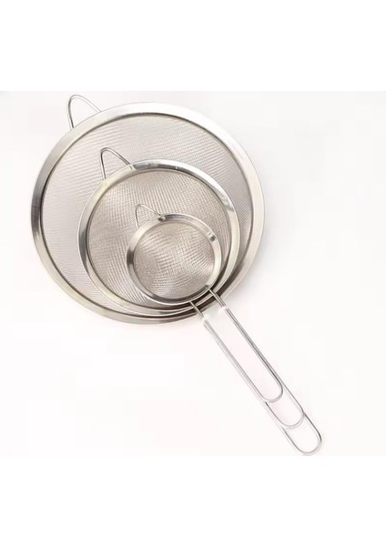 Paslanmaz Çelik Pratik 3'lü Çay Süzgeci