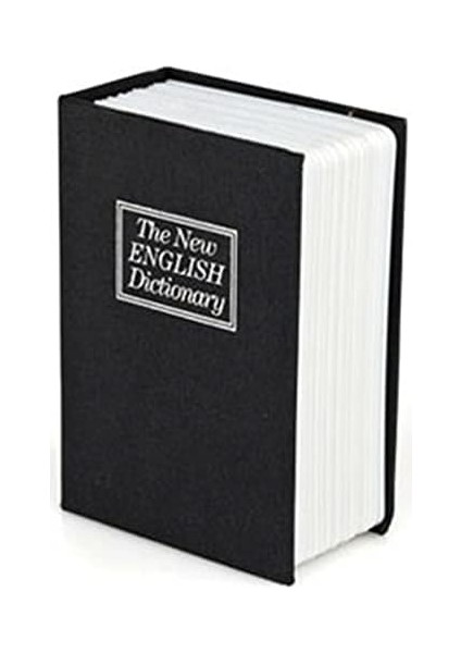 Kitap Görünümlü Kumbara Gizli Para Kasası Kitap Kumbara (Siyah, Büyük) fiyatları
