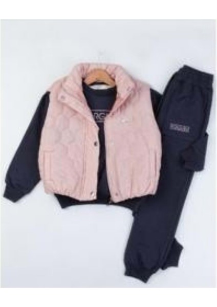 Yavrucak Forgiven Yelekli Kız 5/8 Yaş 3lü TAKIM-6053599 - Nar Çiçeği