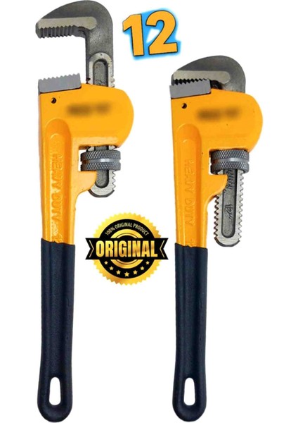 12 Inç Numara Ağır Tip Boru Bağlantı Sıkma Açma Anahtarı