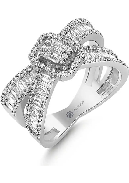 1,13 Karat Pırlanta Baget Yüzük fiyatları