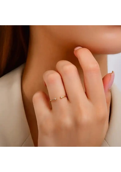 0,02 Karat Pırlanta Minimal Yüzük fırsatları