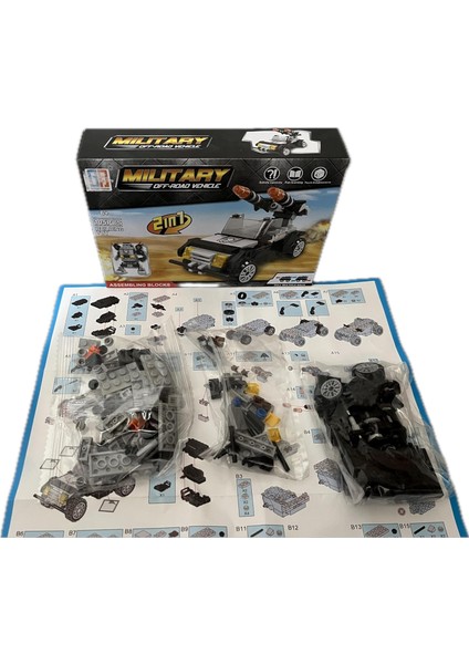 Seti Military 104 Parçalı