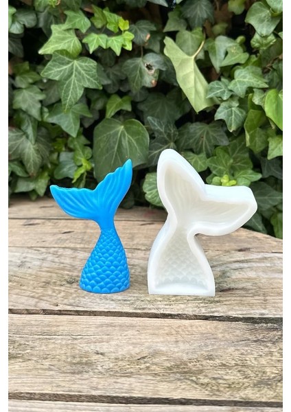 Concept Deniz Kızı Kuyruğu Büyük Tekli Mum Kalıbı (Silikon)