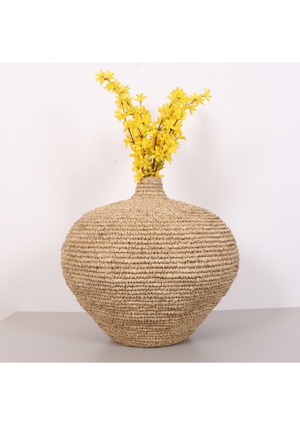 Mylamp Garlıc Rafya Sepet- Saksı 50X50 cm indirimleri