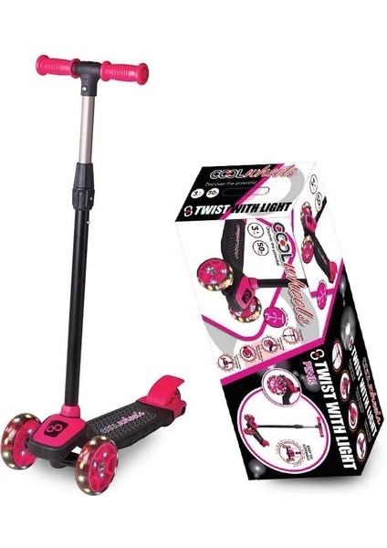 Scooter Işıklı Pembe