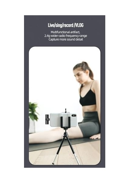 Yaka Mikrofonları 2li For Type-C For Iphone Tüm Modeller Video Kaydı, Podcast, Röportajlar, Youtube, Tiktok ve Vlog Için Mini Mikrofon-K9 2li modelleri