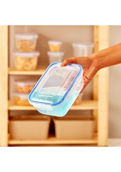 Home Sızdırmaz Kapaklı 6'lı Saklama Kabı Seti, Contalı Pp Plastik, Çeşitli Boyutlar (3X975 Ml, 3X1400 Ml), Gıdaları Güvenle Saklayın, Mutfakta Düzen Sağlayıcı fiyatları