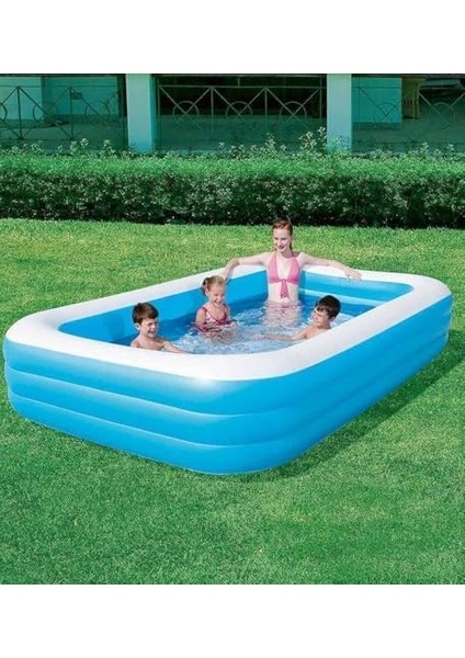 Dikdörtgen Mavi Havuz modelleri