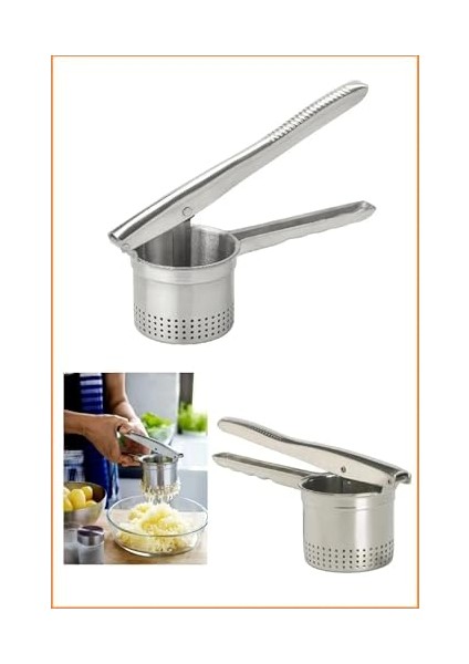 Home Patates Püresi, Sebze ve Meyve Presi, Manuel Meyve Sebze Presi, Sebze ve Meyveler Için Mutfak Püresi Patates Ezici Püre Yapıcı Yıkanabilir Sağlam fiyatları