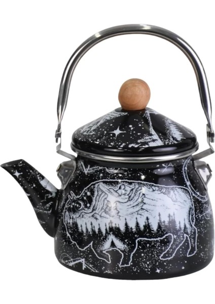 Home Buffalo Emaye Demlik Kettle Küçük 1.1 Lt