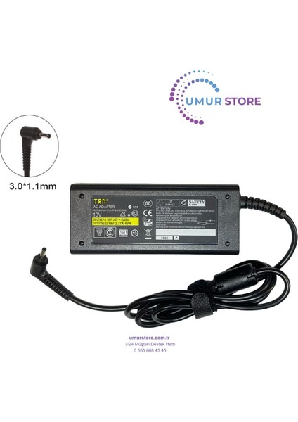 Aspire 3 A315-55 Notebook Adaptörü