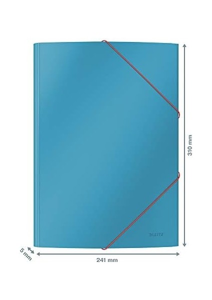 Cosy Soft Touch Lastik Kilitli Dosya, A4, Mavi fiyatları
