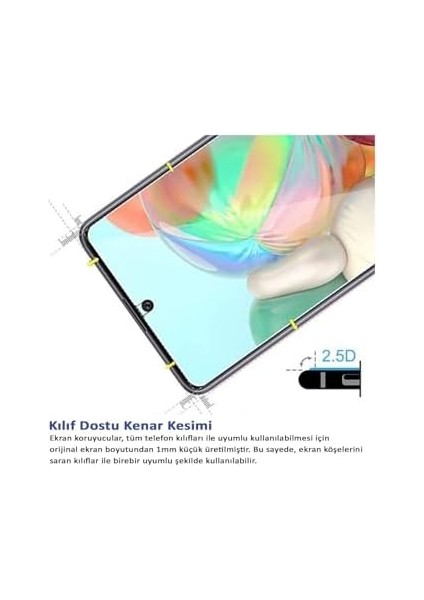 Galaxy A35 Uyumlu Ekran Koruyucu Screen Protector Tempered Glass Kristal NETLIĞINDE%100 Hd Görüntü, Yüksek Kalite Temperli Kırılmaz Cam fiyatları