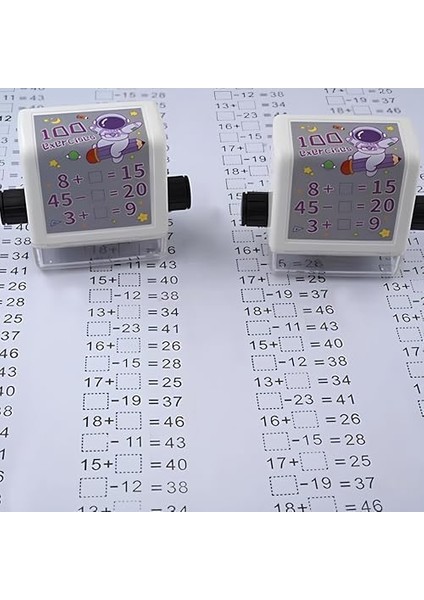 Toplama ve Çıkarma Işlemi Alıştırma Test Kaşesi - Matematik Eğitim Oyuncağı | Ayarlanabilir Rulo Damga | Eğlenceli Matematik Soruları | 1-100 Arası Sayılar | Çocuklar Için Pratik ve Öğrenme Arac fiyatları