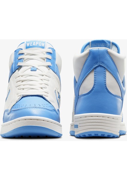 Weapon Unisex Mavi Deri Sneaker modelleri