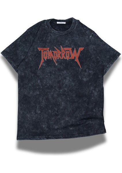 Unisex Hurry Up Tomorrow Sırt Baskılı Yıkamalı T-Shirt, Oversize The Weeknd Temalı Vintage Tişört fiyatları