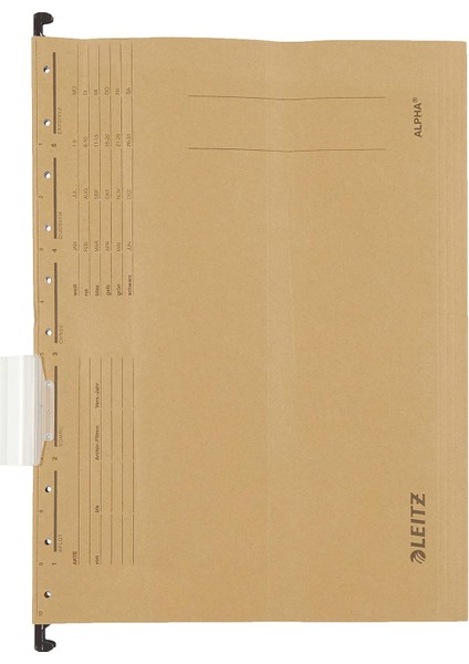 Alpha Askılı Dosya, Telsiz, A4, Kese Kağıdı Rengi, 10'lu Paket, 19153000