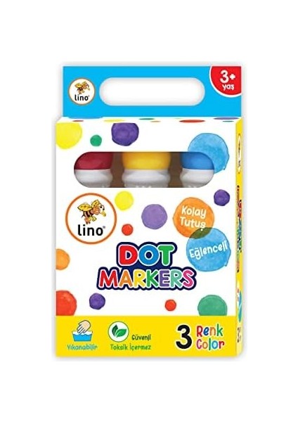 Dot Markers 3' Lü Yıkanabilir Boya fiyatları