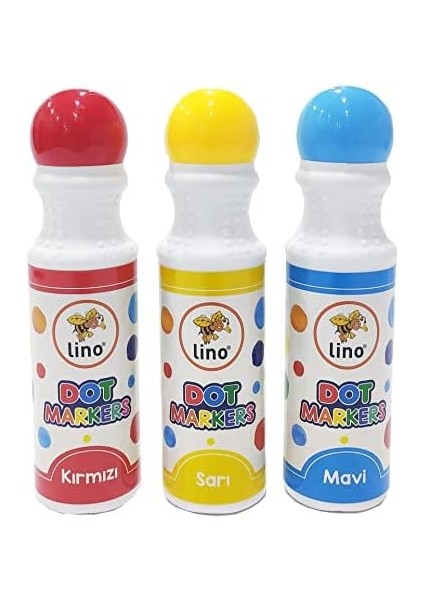 Dot Markers 3' Lü Yıkanabilir Boya modelleri