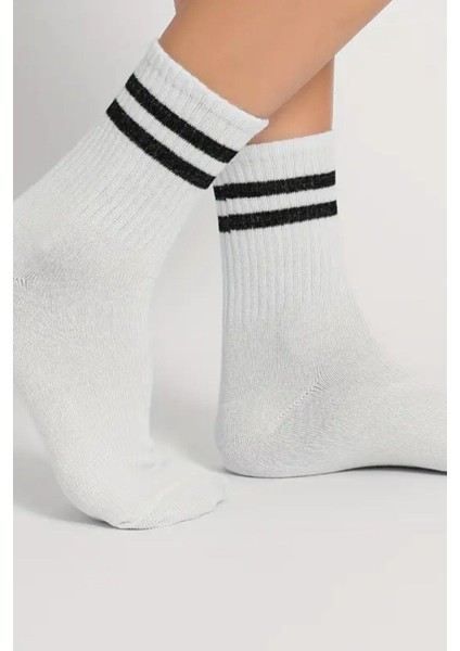 Unisex 5 Çift Premium Kalite Yüksek Pamuklu Kolej Çorap fırsatları