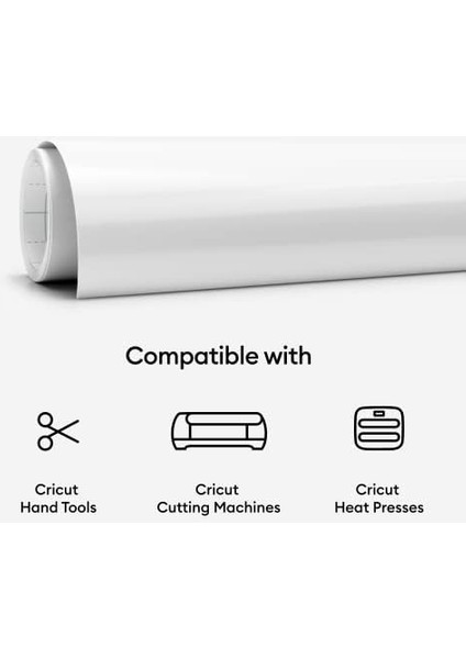 Iron-On Uv Aktif Renk Değişimli | Beyaz Sarı | 30,5 cm x 48 cm (12 Inç x 19 Inç) | Isı Transfer Vinil Rulo (Htv) | Tüm Cricut Kesme Makineleri Için modelleri